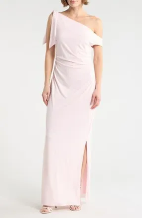 Wayf Ruched Midi Dress in Baby Pink at Nordstrom Rack, Size X-Small
