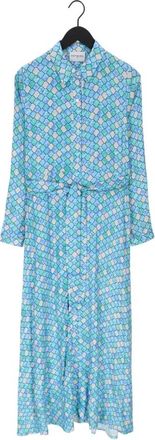 Est'seven Estmaxi Jurk - Dames - Shirt Kleedjes - Blauw - XS - Kleedjes