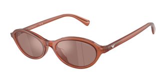Emporio Armani EA4281U 64556G Womens Sunglasses Brown Size 52