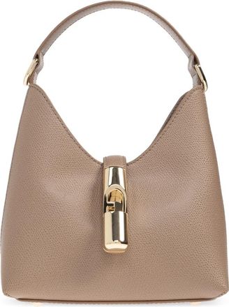Furla Iride Mini Handtas - Dames - Handtassen - Beige - ONE Size - Leer - Tassen