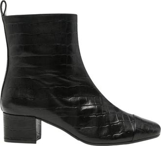 Carel Schoenen, Dames, Zwart, 36 EU, Leer, Estime Enkellaars