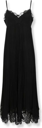 Zimmermann Geplooide slipdress - Dames - Jurken - Zwart - Maat: M Poliester