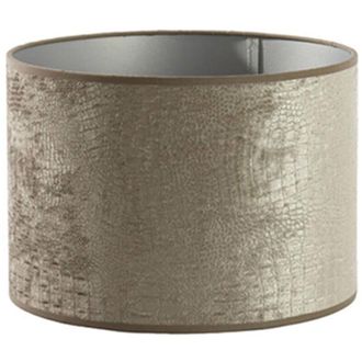 Light & Living Light & Living - paralume - Chelsea - argento - tessile - Ø 30cm