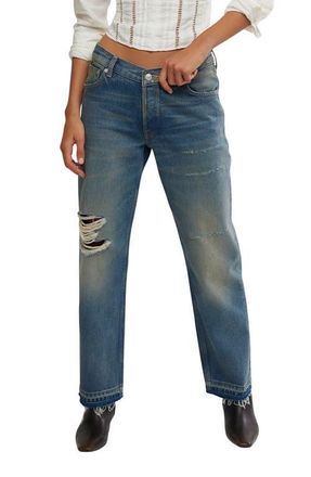 Free People Up All Hours Slim Fit Jeans in Safe And Sound at Nordstrom, Size 32