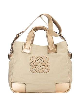 Loewe logo appliqu&eacute; tote bag - Neutrals