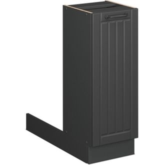 Vicco Isla De Cocina Fame-line, Gris Oscuro, 30 Cm Sin Encimera, Vicco