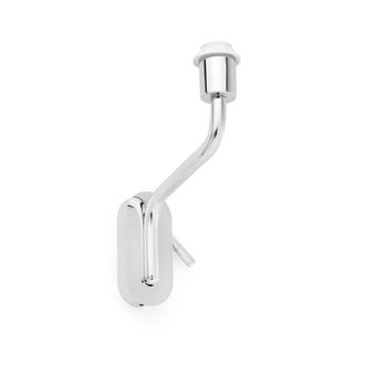 Netlighting Eterna 1 Light Indoor Wall Reading Light Chrome Shade Not Included E27 in Grey