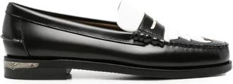 Sebago Dan Lug - Heren - Loafers - Zwart - 41 EU - Leer - Schoenen