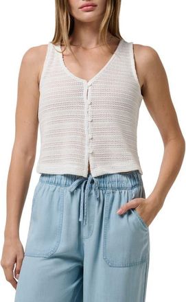 Travis Mathew Beach Club Knit Tank in Summer White at Nordstrom, Size X-Small