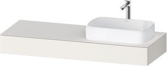 Duravit Consola Duravit Qatego, 1400x550x170mm, Con Recorte A La Derecha