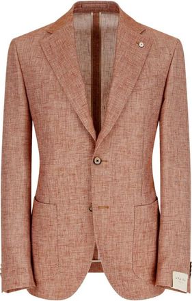 L.B.M. 1911 Americana Blazer - Heren - Blazers - Rood - 2XL - Katoen - Jassen