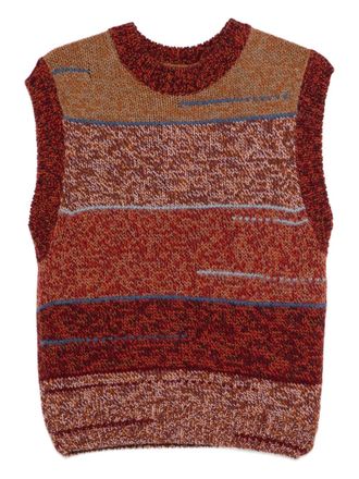 Vanessa Bruno crew-neck vest - Brown