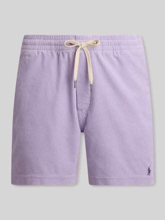 Polo Ralph Lauren Sweatshorts aus reiner Baumwolle in Lila, Gr&ouml;&szlig;e XXL