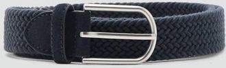 Mango Cintura elasticizzata intrecciata navy - Uomo - 100 - MANGO MAN