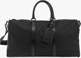 Kiton Ciro Paone Nylon duffel bag with leather inserts - KITON CIRO PAONE - gender_Man