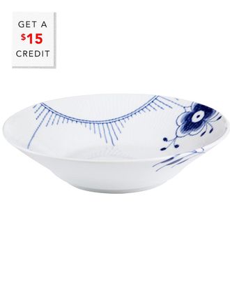 ROYAL COPENHAGEN Blue Fluted Mega Pasta Bowlwith $15 Credit