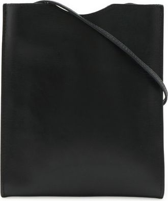 Herm&egrave;s Onimaitou Black Leather Pochette Shoulder Bag (Pre-Owned)