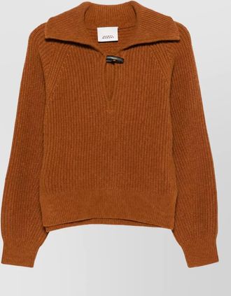 Isabel Marant ribbed cashmere merino wool knitted top