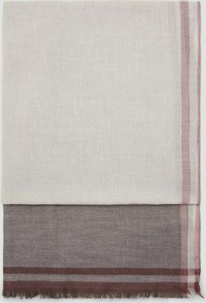 Mango Foulard fluido cioccolato - Donna - Taglia unica - MANGO