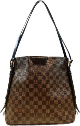 Louis Vuitton Pre-owned Shoulder Bags, female, Brown, Size: ONE SIZE Pre-owned Cabas Rivington Damier bag
