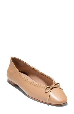 Cole Haan Jaya Travel Ballet Flat in Tuscan Sand/Stitch at Nordstrom Rack, Size 8.5