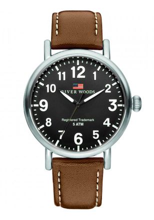 River Woods Sacramento Mens Brown Watch RW420021 Leather - One Size