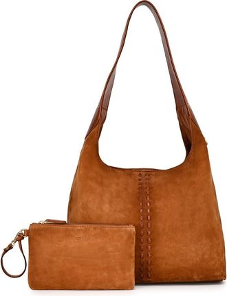 OLD TREND Hydrangea Medium Vintage Ombre Hobo Bag in Cognac at Nordstrom