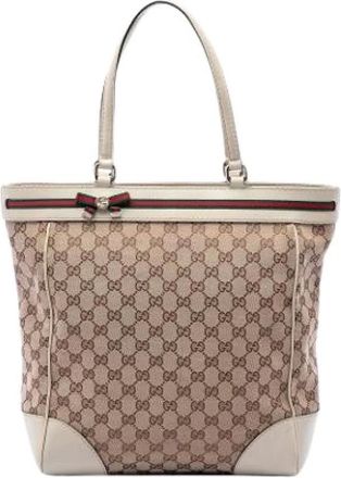 Gucci Borsa Tote Mayfair Pre-owned - - Pre-owned - Donna - Beige - ONE SIZE