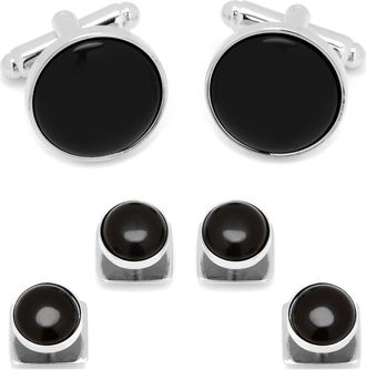Cufflinks Inc. Ox and Bull Trading Co. Stud Set in Silver at Nordstrom