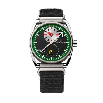 Louis Erard Pre-owned Louis Erard Alain Silberstein Black Dial Mens Watch 85358TT09.BTT82