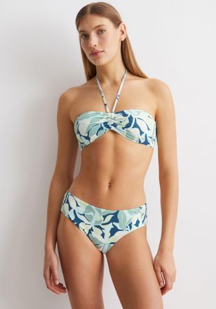 Marc O'Polo Bikini-Hose MARC OPOLO Multi Floral, Damen, Gr. XS, N-Gr, floral print, Elasthan, Polyamid, gebl&uuml;mt, Badehosen Bikini-Hose, mit hohem Beinausschnitt
