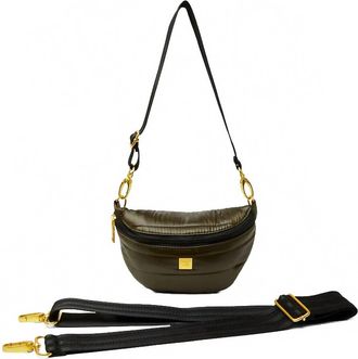 Think Royln Womens Shining Star Bag In Shiny Dark Olive
