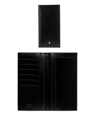 Montblanc Portafoglio con placca logo - Nero