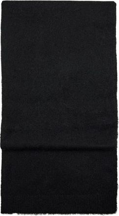 Mango Knit Fringe Scarf in Black at Nordstrom