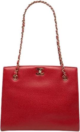 Chanel Borsa Tote Vintage Pre-owned - - Pre-owned - Donna - Rosso - ONE SIZE