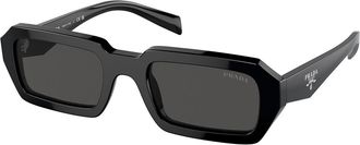 Prada PR A12SF Asian Fit 16K08Z Womens Sunglasses Black Size 54