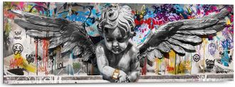 Reinders Deco-Panel »Graffiti-Engel« Hobbyraum - Mehrfarbig - MDF - Street Art - 90x30 cm