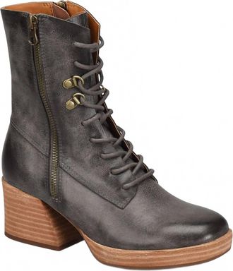 Kork-ease Womens Raleigh Boot In Dark Grey