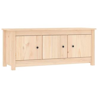 vidaXL Mueble Zapatero De Madera Maciza De Pino 110x38x45,5 Cm Vidaxl