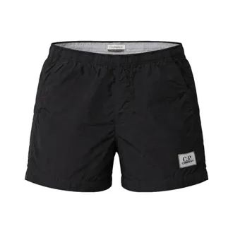 C.P. Company Beachwear, male, Black, Size: L Chrome-R Swim Shorts