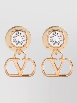 Valentino Garavani crystal-embellished earrings