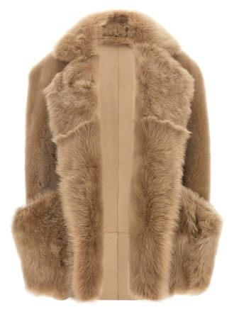 BLANCHA Lamb Fur Sleeveless Womens Jacket