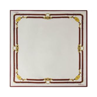 Mulberry Square Scarf - Belted Boarder in Cream at Nordstrom