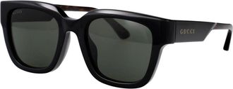 Gucci Stijlvolle zonnebril Gg 1670Sk - Heren - Zonnebrillen - Zwart - 55 MM - Accessoires