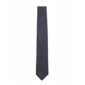 BOSS Italian-silk tie with jacquard pattern