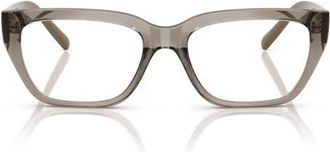 Vogue Eyewear 53mm Pillow Optical Glasses in Transparent at Nordstrom