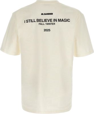 Jil Sander Cotton Jersey T-shirt - Cream
