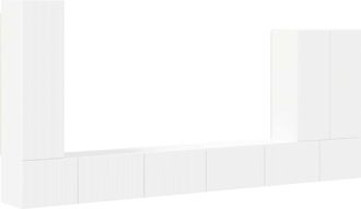 vidaXL Conjunto De Mueble Para Tv De Pared 6 Uds. Vidaxl