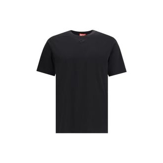 Diesel Zwarte Katoenen T-Shirt