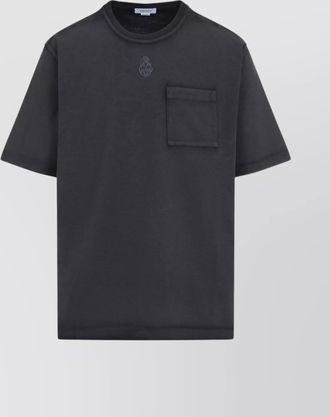 Alexander McQueen pocket crew neck short sleeve t-shirt